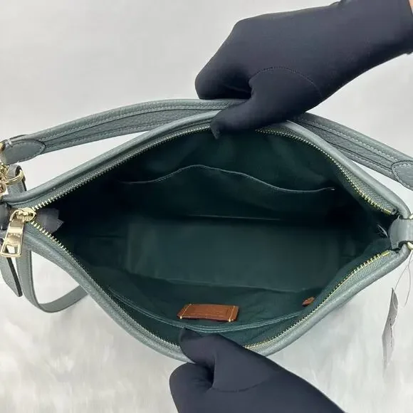 Coach Laurel Large Shoulder/Crossbody Bag Sage Soft Pebble Leather NWT CY684 - Picture 12 of 12